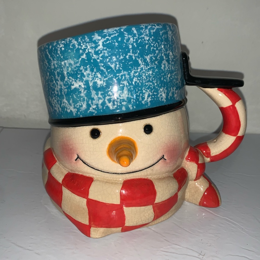 Vintage Hallmark Mitford Snowman Mug